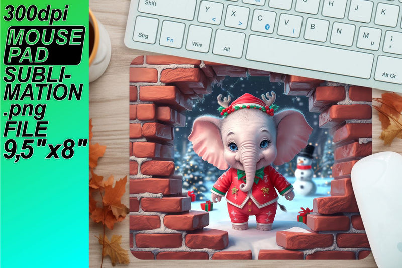 ideal for gifts! , Create beautiful mouse desk mats, Xmas Sublimation HoodArtCraft 