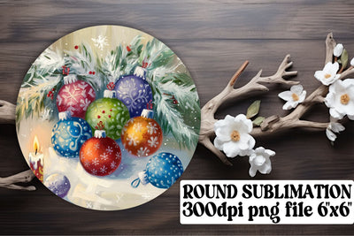 ideal for keychains and sublimation! , Vibrant round designs, Christmas Sublimation afrosvg 