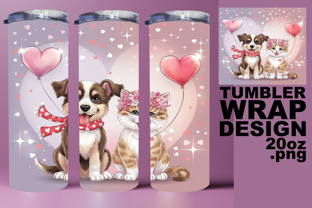 ideal for personal projects! , Chic tumbler design, Valentines Sublimation HoodArtCraft 