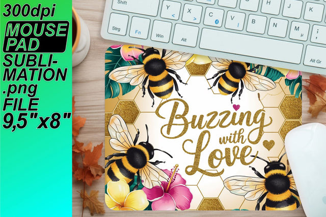 ideal for personal projects! , Stunning mouse mat designs, Bee Sublimation HoodArtCraft 