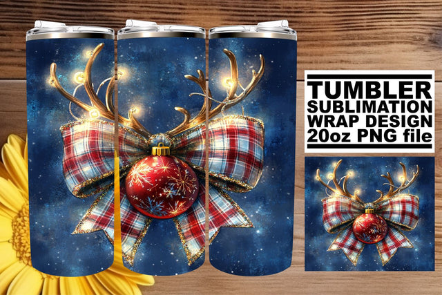 ideal for personalized drinkware! , Stylish tumbler wrap, Christmas Bow Sublimation afrosvg 