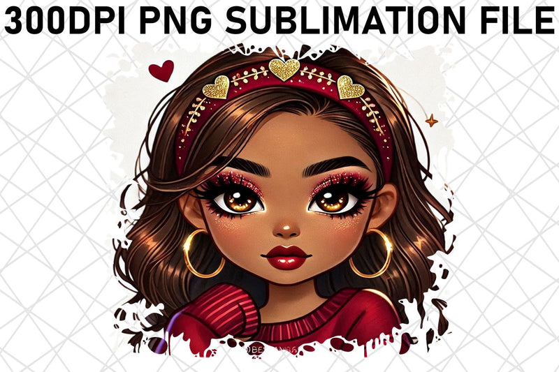 ideal for quick sublimation! , Flawless PNG designs, Love Girl Sublimation afrosvg 