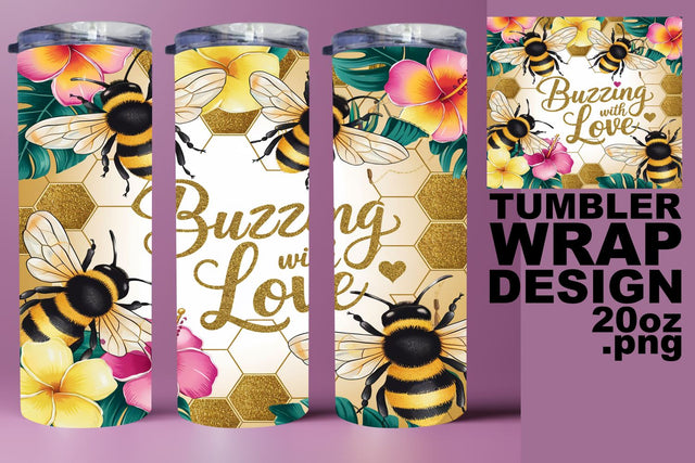 ideal for sublimation crafting! , Unique tumbler design, Bee Sublimation HoodArtCraft 
