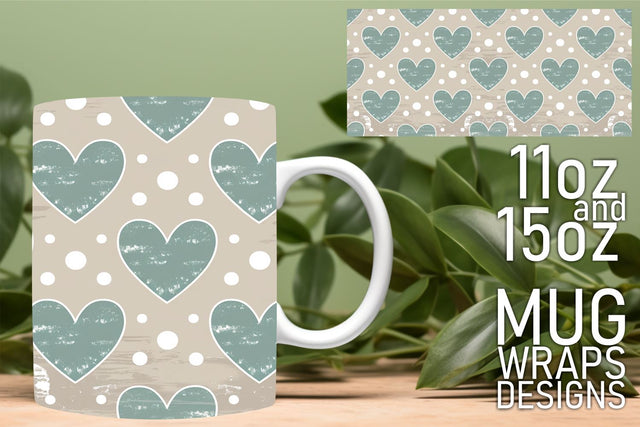 ideal for sublimation creativity! , Beautiful mug wraps, Heart Sublimation HoodArtCraft 