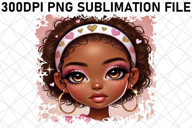 ideal for sublimation! , High-quality PNG artwork, Love Girl Sublimation afrosvg 