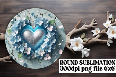ideal for sublimation keychain designs! , Unique circle PNG files, 3D Heart Sublimation afrosvg 