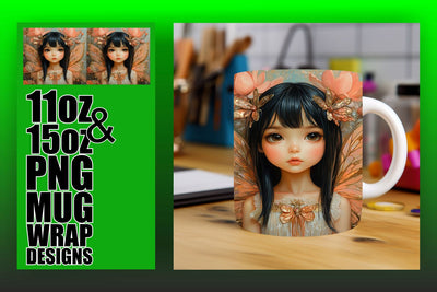 ideal for sublimation on mugs! , Stunning PNG designs, Fairy Sublimation HoodArtCraft 