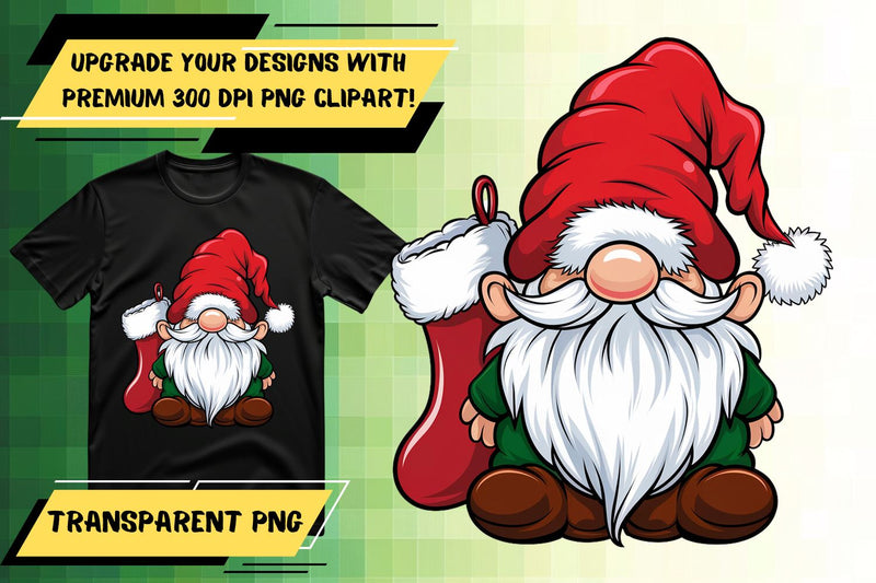 ideal for sublimation , Stunning PNG designs, Gnome Sublimation HoodArtCraft 