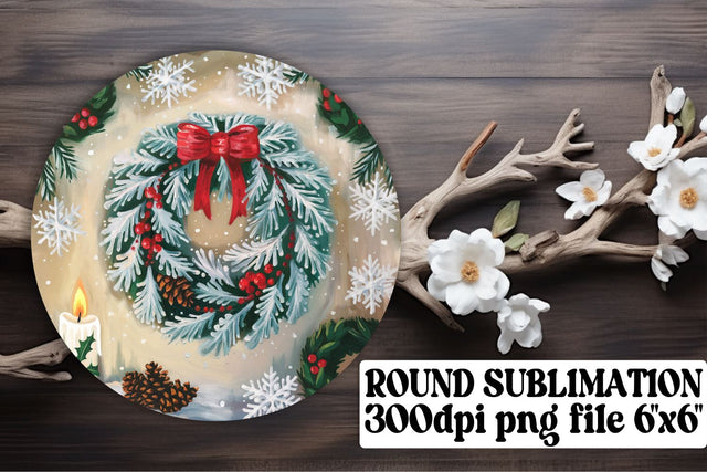 ideal for sublimation! , Stylish round PNGs for trendy keychains, Christmas Sublimation afrosvg 