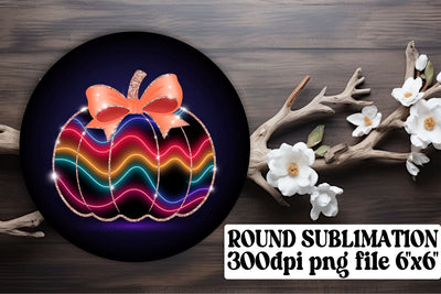 ideal for sublimation! , Stylish round PNGs for trendy keychains, Neon Fall Sublimation afrosvg 