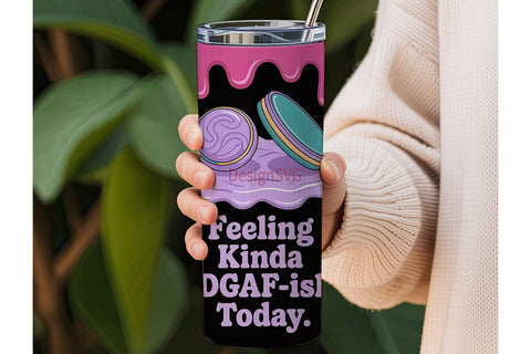 IDGAF-ish Tumbler Wrap Sublimation DesignSVG 