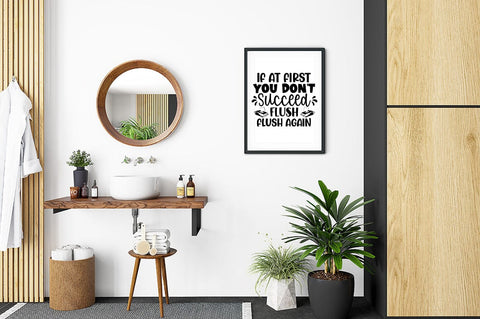 If at first you dont succeed flush flush again SVG Design SVG Designangry 