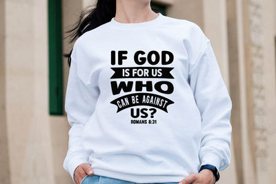 If god is for us who can be against us romans 8 31 SVG Angelina750 