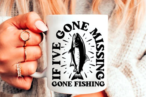 if ive gone missing gone fishing SVG Design SVG Regulrcrative 