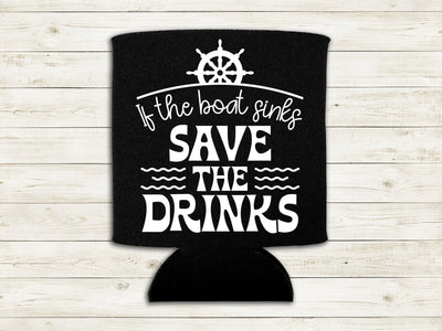 If The Boat Sinks Save The Drinks SVG | VIP Extended Use License SVG So Fontsy VIP Design Shop