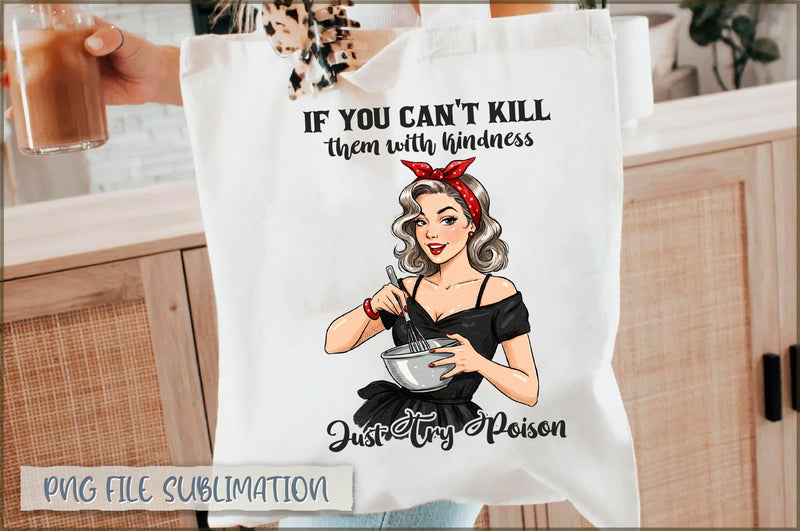 If you can't kill them with kindness just try poison Tote bag Sublimation Shetara Begum 