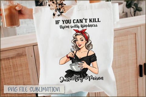 If you can't kill them with kindness just try poison Tote bag Sublimation Shetara Begum 