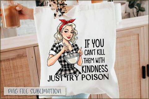 If you can't kill them with kindness just try poison Tote bag Sublimation Shetara Begum 
