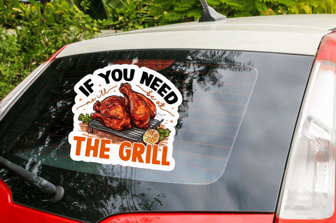 If you need me Sticker Design Sublimation Regulrcrative 