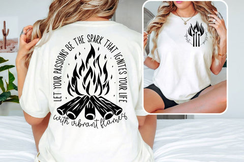 Ignite passion Front and Back SVG T shirt Design SVG Designangry 