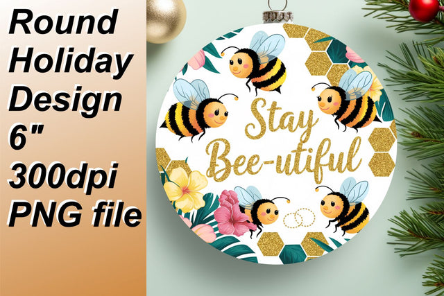 ignite your creativity., Gorgeous round designs for captivating keychains, Bee Sublimation HoodArtCraft 