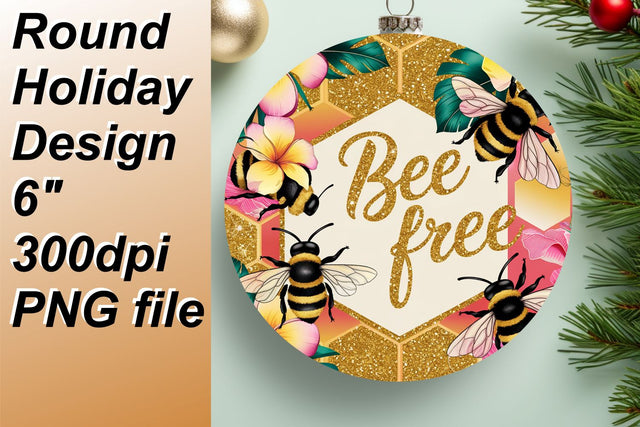 ignite your creativity., Stylish circle designs for eye-catching keychains, Bee Sublimation HoodArtCraft 