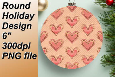 ignite your creativity., Vibrant round designs for beautiful keychains, Heart Sublimation HoodArtCraft 