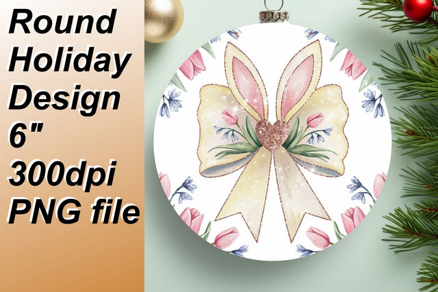 ignite your imagination., Effortless round designs for creative keychains, Easter Bunny Sublimation HoodArtCraft 