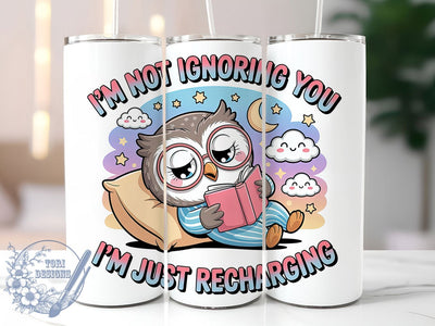 Ignoring You Humor 20oz Tumbler, Humor Gift, Sublimation Wrap, Sarcastic Mug, 20oz Tumbler Design, Ignoring You Quote, Everyday Humor Theme Sublimation ToriDesigns 