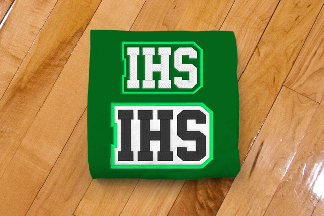 IHS High School Initials Embroidery Embroidery/Applique DESIGNS Risa Rocks It 
