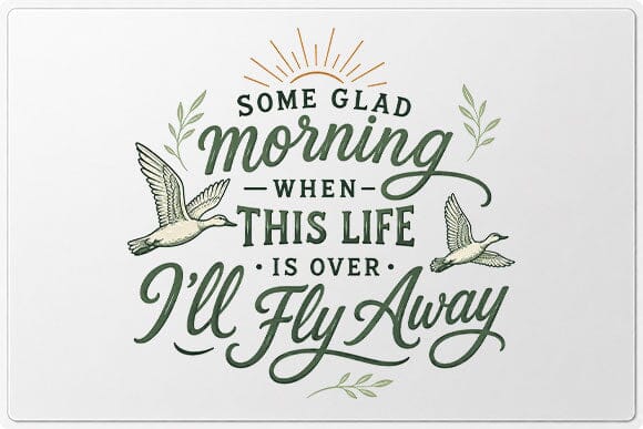 I'll Fly Away Christian Faith PNG Inspirational Religious Digital Download SVG BillahCrafts 