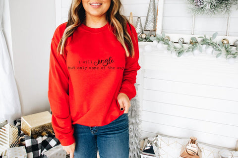 I'll Jingle But Only Some Of The Way SVG SVG Pickled Thistle Creative 