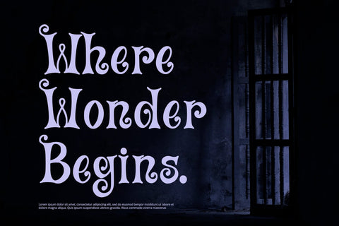 Illusion Thread - Display Font Font Alpaprana Studio 