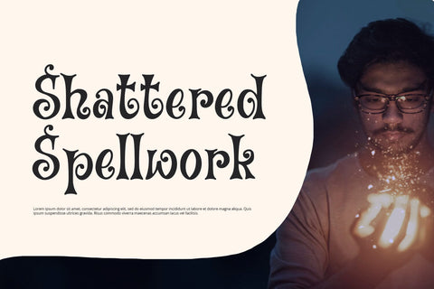 Illusion Thread - Display Font Font Alpaprana Studio 