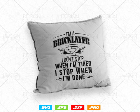 I'm A Bricklayer Concrete Trowel Cement Mason Svg Png, Construction Svg, SVG Files for Cricut Silhouette, Clipart, Instant download SVG DesignDestine 