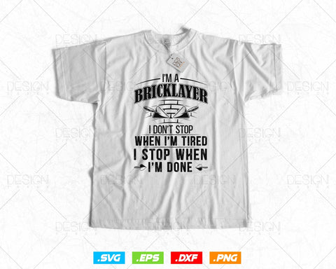 I'm A Bricklayer Concrete Trowel Cement Mason Svg Png, Construction Svg, SVG Files for Cricut Silhouette, Clipart, Instant download SVG DesignDestine 