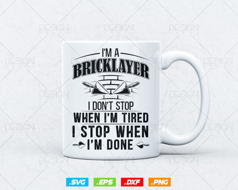 I'm A Bricklayer Concrete Trowel Cement Mason Svg Png, Construction Svg, SVG Files for Cricut Silhouette, Clipart, Instant download SVG DesignDestine 