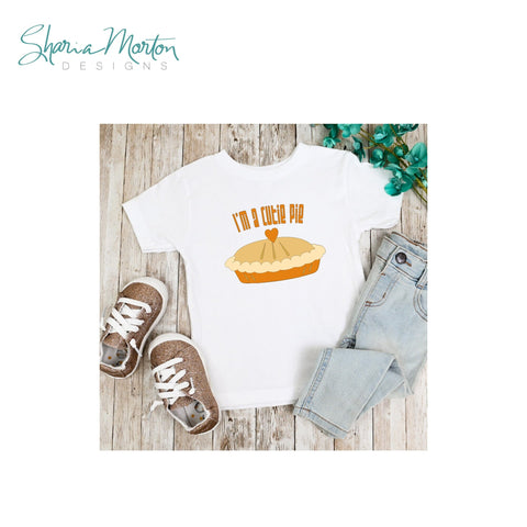 I’m A Cutie Pie Baby Shirt Design Sublimation Sharia Morton Designs 