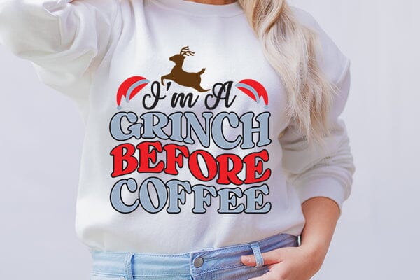 Im a grinch before coffee SVG Angelina750 