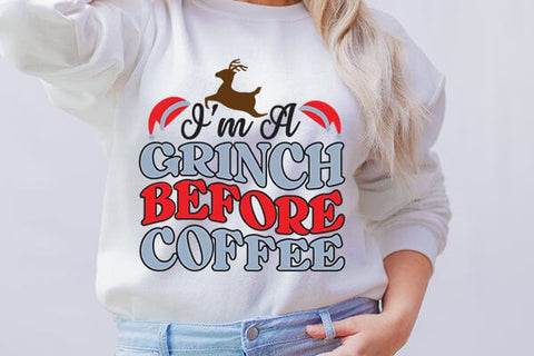 Im a grinch before coffee SVG Angelina750 