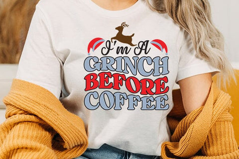 Im a grinch before coffee SVG Angelina750 