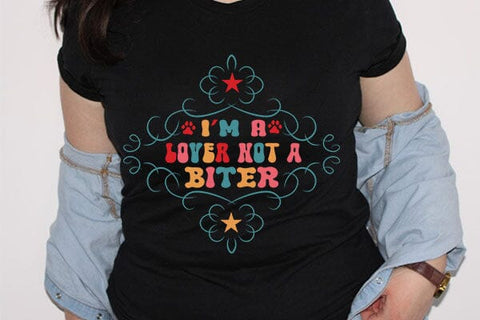 Im a lover not a biter SVG Angelina750 