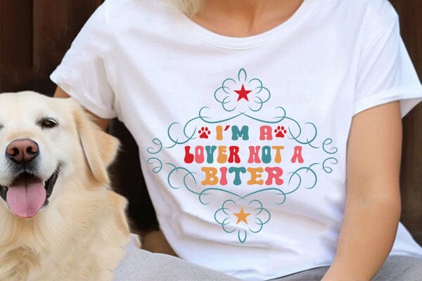 Im a lover not a biter SVG Angelina750 