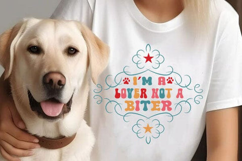 Im a lover not a biter SVG Angelina750 