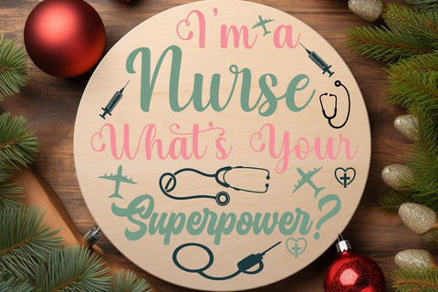 Im a nurse whats your superpower SVG Angelina750 