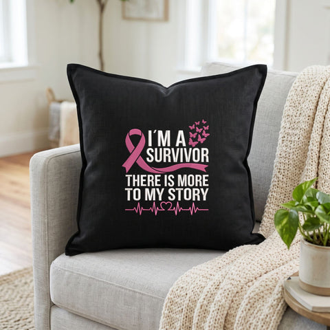 I'm a Survivor Breast Cancer Embroidery Design – Pink Ribbon Butterfly Cancer Survivor Inspirational Machine Embroidery File Embroidery/Applique DESIGNS PatternFeed8 