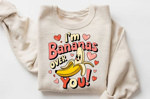 I'm bananas over you Sublimation T-Shirt Design Sublimation Regulrcrative 