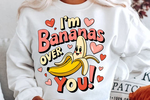 I'm bananas over you Sublimation T-Shirt Design Sublimation Regulrcrative 