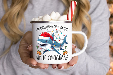 I'm dreaming of a great white christmas png design Sublimation Regulrcrative 