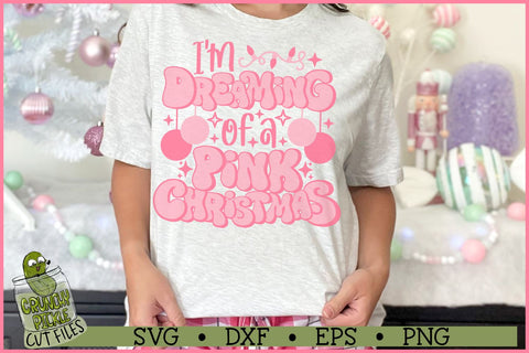 I'm Dreaming of a Pink Christmas SVG SVG Crunchy Pickle 